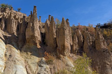 Radan dağ, Sırbistan için kaya oluşumu şeytanın şehrin muhteşem sonbahar manzara