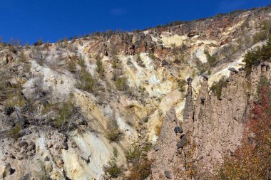 Radan dağ, Sırbistan için kaya oluşumu şeytanın şehrin muhteşem sonbahar manzara