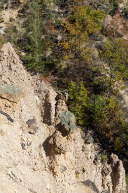Radan dağ, Sırbistan için kaya oluşumu şeytanın şehrin muhteşem sonbahar manzara