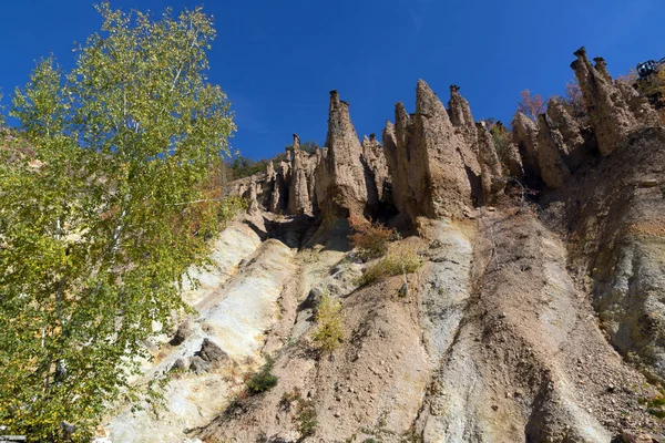 Increíble Paisaje Otoñal Formación Rupestre Ciudad Del Diablo Radan Mountain — Foto de Stock