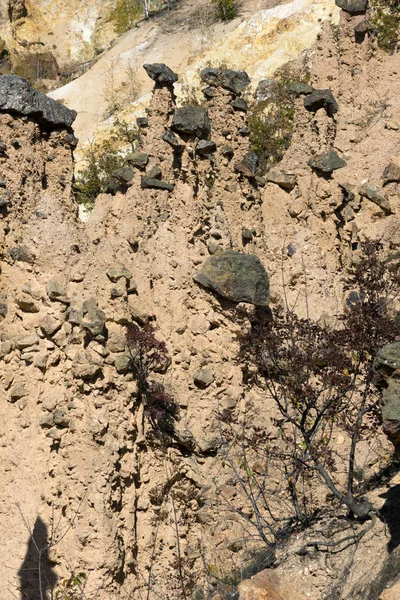 Incroyable Paysage Automnal Formation Rocheuse Ville Diable Radan Mountain Serbie — Photo