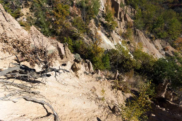 Incroyable Paysage Automnal Formation Rocheuse Ville Diable Radan Mountain Serbie — Photo