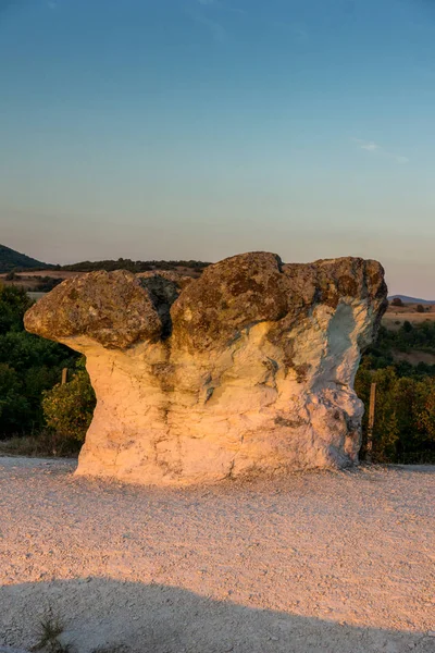 Formación Rocosa Piedra Setas Cerca Del Pueblo Beli Plast Región — Foto de Stock