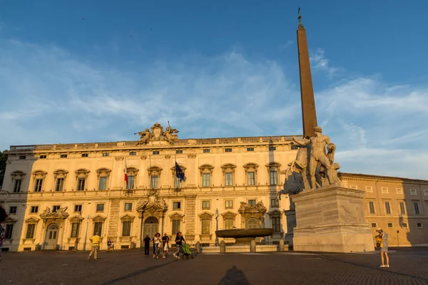 Roma Talya Haziran 2017 Dikilitaş Palazzo Della Consulta Piazza Del — Stok fotoğraf