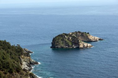Taşöz, Doğu Makedonya ve Trakya, Yunanistan Gramvousa Adası'na muhteşem deniz manzarası