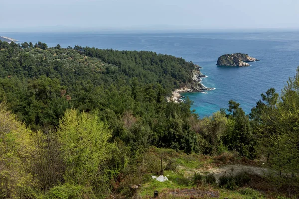 Amazing Seascape Gramvousa Isola Thassos Macedonia Orientale Tracia Grecia — Foto Stock