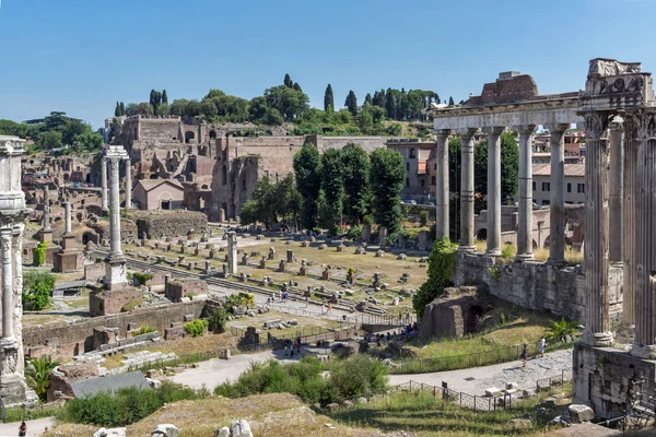 Rome Italy June 2017 Ruins Roman Forum City Rome Italy — Stock Photo, Image