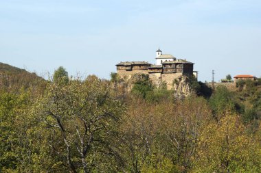 Glozhene Manastırı, Stara Planina Dağı (koca Balkan Dağları), Lofça bölge, Bulgaristan yakınındaki muhteşem manzara