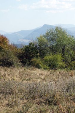 Glozhene Manastırı, Stara Planina Dağı (koca Balkan Dağları), Lofça bölge, Bulgaristan yakınındaki muhteşem manzara