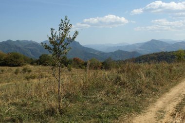 Glozhene Manastırı, Stara Planina Dağı (koca Balkan Dağları), Lofça bölge, Bulgaristan yakınındaki muhteşem manzara