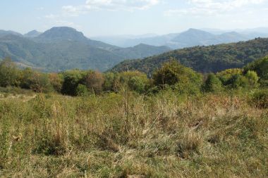 Glozhene Manastırı, Stara Planina Dağı (koca Balkan Dağları), Lofça bölge, Bulgaristan yakınındaki muhteşem manzara