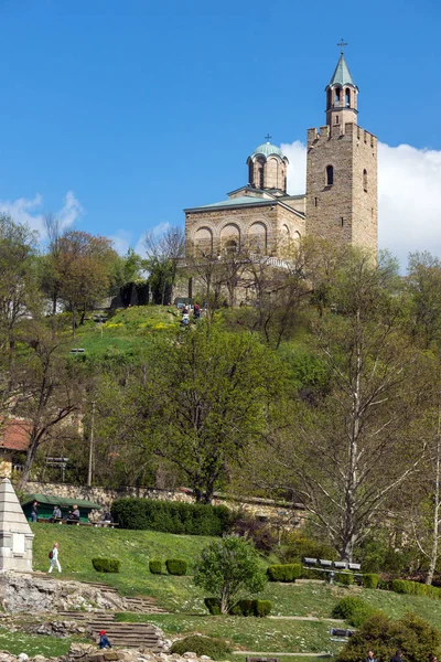 Veliko Tarnovo Bulgarije April 2017 Ruïnes Van Hoofdstad Van Het — Stockfoto