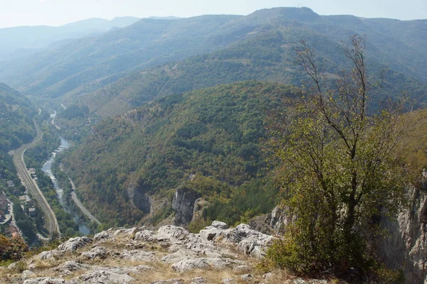 Amazing Panoramic View Iskar Gorge Balkan Mountains Bulgaria — Stock Photo, Image