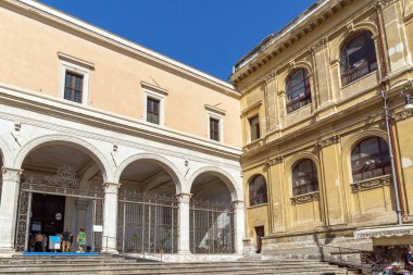 Roma, İtalya - 23 Haziran 2017: Dışında görüntülemek, Aziz Peter Kilisesi zincirleri (San Pietro in Vincoli) Roma, İtalya