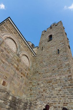 Veliko Tarnovo, Bulgaristan - 9 Nisan 2017: ikinci Bulgar İmparatorluğu Ortaçağ Kalesi Tsarevets, Veliko Tarnovo, Bulgaristan başkenti kalıntıları