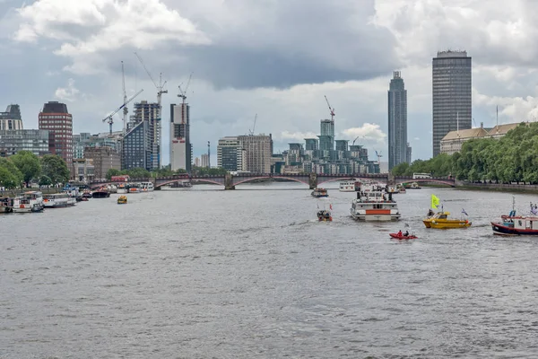 Londen Engeland Juni 2016 Cityscape Van Londen Uit Westminster Bridge — Stockfoto