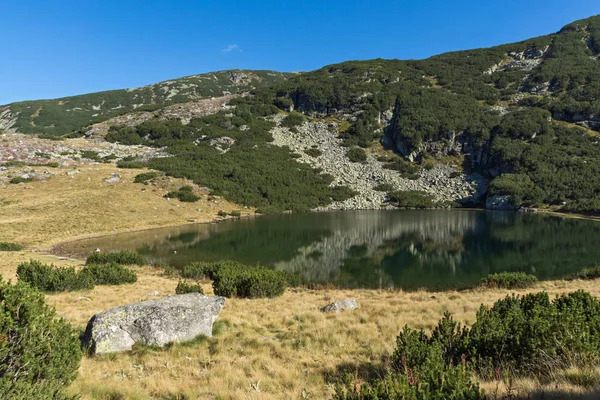 Paisagem Incrível Lago Yonchevo Montanha Rila Bulgária — Fotografia de Stock