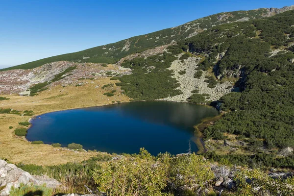 Paysage Étonnant Lac Yonchevo Montagne Rila Bulgarie — Photo