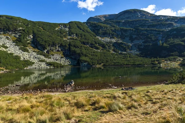 Increíble Paisaje Del Lago Yonchevo Montaña Rila Bulgaria — Foto de Stock