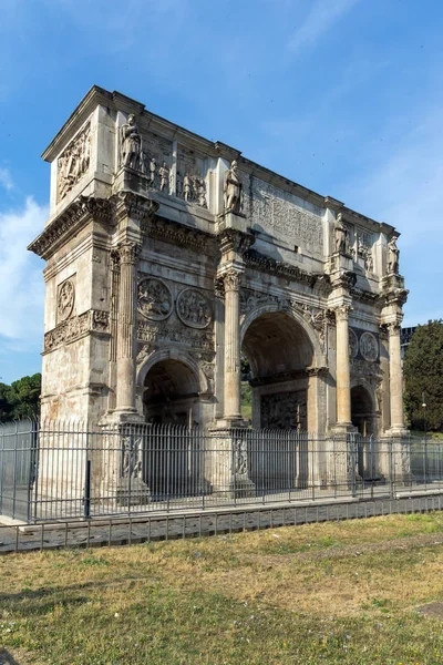 Roma Italia Giugno 2017 Incredibile Veduta Dell Arco Costantino Vicino — Foto Stock