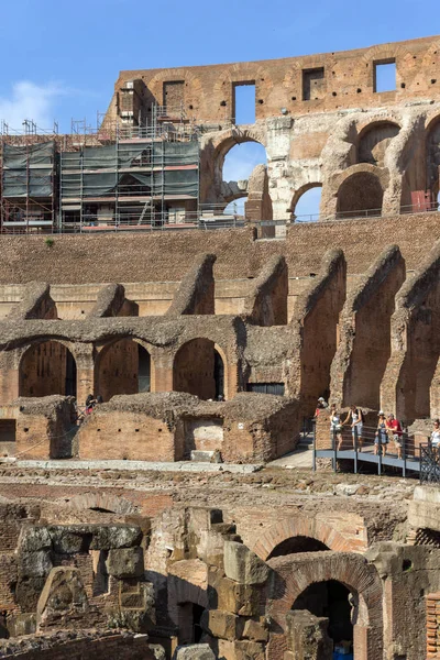 Rome Italie Juin 2017 Visites Touristiques Dans Une Partie Colisée — Photo