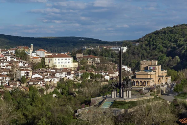 Veliko Tarnovo Bulgária Abril 2017 Vista Panorâmica Cidade Veliko Tarnovo — Fotografia de Stock