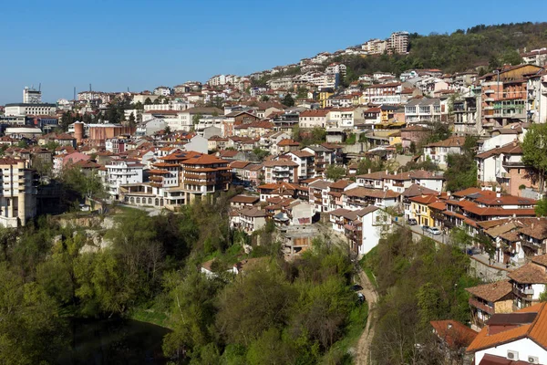 Veliko Tarnovo Bulgária Abril 2017 Vista Panorâmica Cidade Veliko Tarnovo — Fotografia de Stock