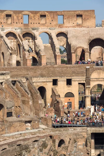 Rom Italien Juni 2017 Antika Arena Gladiator Colosseum Staden Rom — Stockfoto