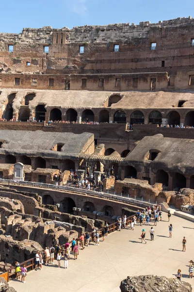 Rom Italien Juni 2017 Antike Arena Des Gladiatorenkolosseums Der Stadt — Stockfoto