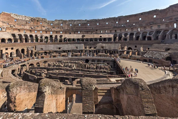 Rom Italien Juni 2017 Antika Arena Gladiator Colosseum Staden Rom — Stockfoto