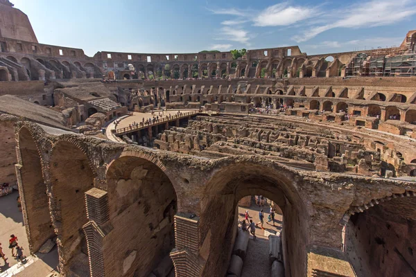 Rome Italie Juin 2017 Ancienne Arène Gladiateur Colisée Dans Ville — Photo
