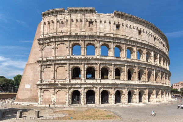 Roma Itália Junho 2017 Antiga Arena Gladiador Coliseu Cidade Roma — Fotografia de Stock