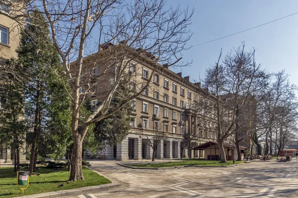 Dimitrovgrad Bulgaria Marzo 2014 Tipica Strada Edificio Nel Comune Dimitrovgrad — Foto Stock