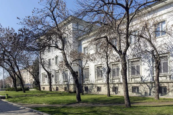 Ντιμίτροβγκραντ Βουλγαρία Μάρτιος 2014 Τυπικό Δρόμο Και Κτίριο Στην Πόλη — Φωτογραφία Αρχείου
