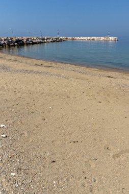 Bir, azing görünüm Skala Sotiros, Thassos Adası, Doğu Makedonya ve Trakya, Yunanistan  