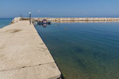 Bir, azing görünüm Skala Sotiros, Thassos Adası, Doğu Makedonya ve Trakya, Yunanistan  