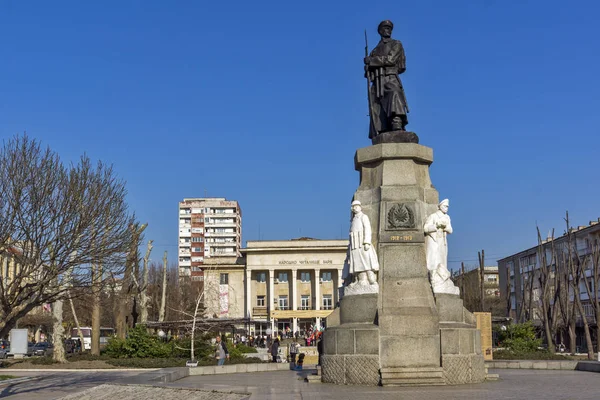 Хасково Булгария Марта 2014 Года Памятник Павшим Войнах Центре Города — стоковое фото