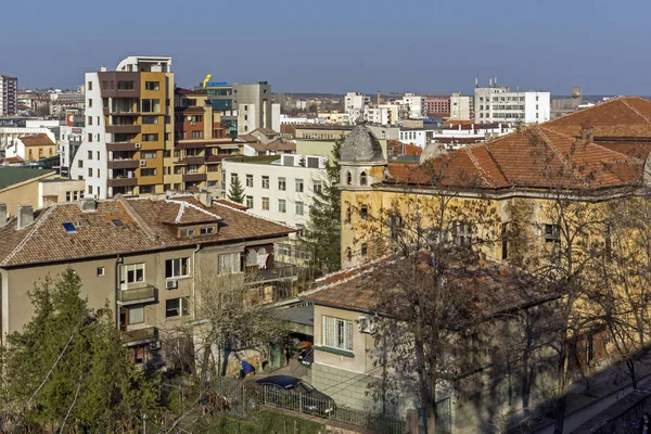 Haskovo Bulgarien Mars 2014 Fantastisk Panoramautsikt Över Staden Haskovo Från — Stockfoto