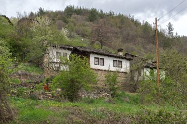 On dokuzuncu yüzyıl ile Kosova'nın otantik köy evleri, Plovdiv bölge, Bulgaristan