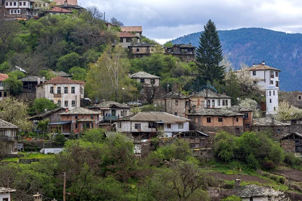 Αυθεντικό Χωριό Του Κοσσυφοπεδίου Δέκατο Ένατο Αιώνα Στεγάζει Περιοχής Πλόβντιβ — Φωτογραφία Αρχείου