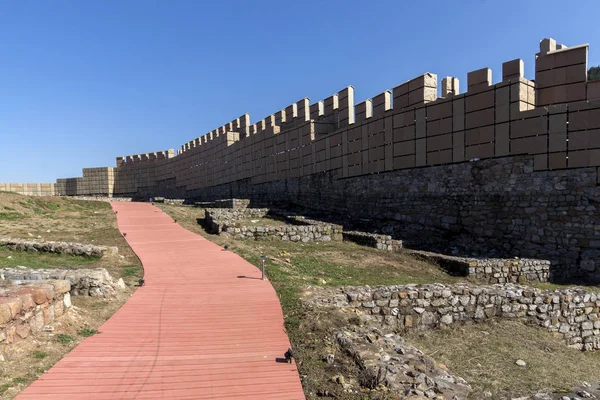 Руїни Середньовічної Фортеці Krakra Від Періоду Перше Болгарське Поблизу Міста — стокове фото