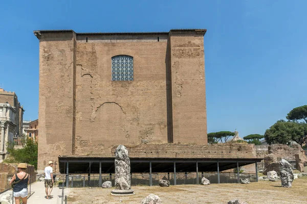 Roma Itália Junho 2017 Vista Panorâmica Fórum Romano Cidade Roma — Fotografia de Stock