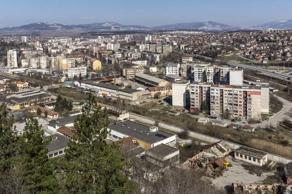 Pernik Болгарія Березня 2014 Року Панорамний Вид Місто Pernik Болгарія — стокове фото