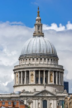 Londra - 15 Haziran 2016: St. Paul Katedrali Londra, İngiltere, İngiltere'de Amazing