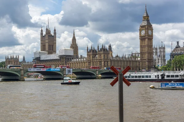 Londen Engeland Juni 2016 Huizen Van Het Parlement Westminster Londen — Stockfoto