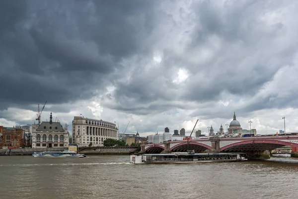 London England June 2016 Panoramic View Thames River City London — Stock Photo, Image