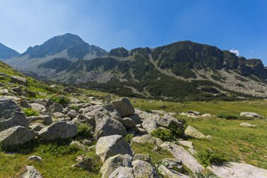 Peyzaj Begovitsa Nehri Vadisi, Pirin Dağı, Bulgaristan