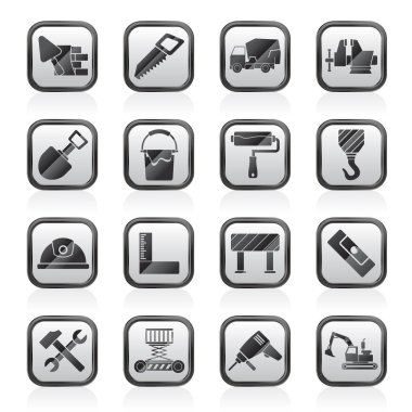 yapı ve inşaat araçları Icons - vector Icon set
