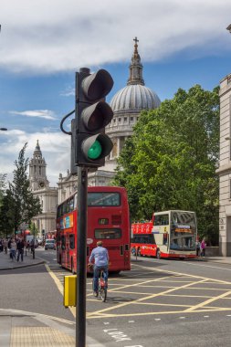 Londra - 15 Haziran 2016: St Paul Katedrali, Londra, İngiltere Amazing