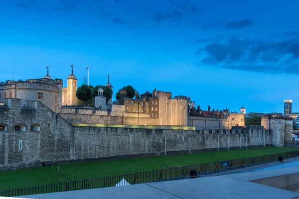 Лондон Англия Июня 2016 Года Ночное Фото Исторического Тауэра Лондона — стоковое фото